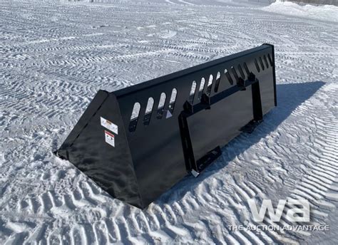 10 foot skid steer snow bucket|84 inch skid steer bucket.